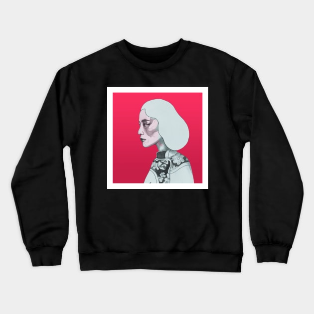 Red Concubine Crewneck Sweatshirt by Luke Gray